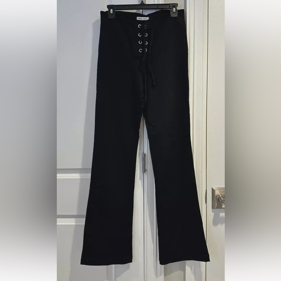 Reformation Black High-Waisted Flare Pants - Picture 3 of 8